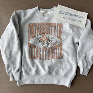 Vintage University of Texas at Austin Sweatshirt, Texas Longhorns Football Shirt